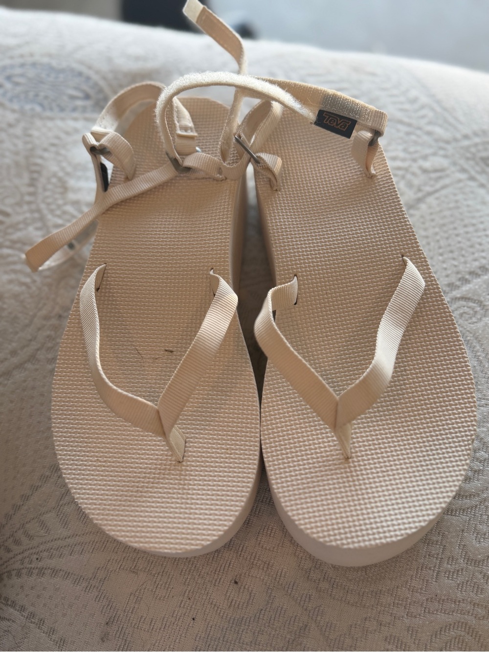 Teva Women's Sandals in Beige Cream